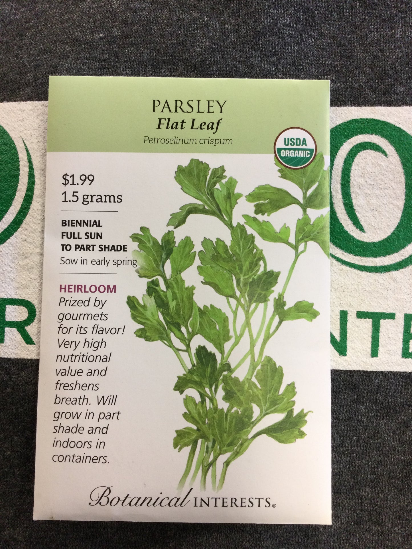 ORG Parsley Flat leaf