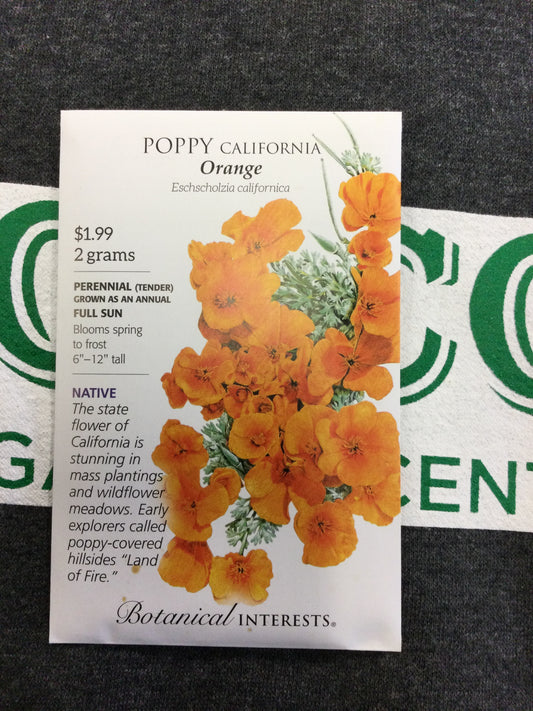 Poppy California Orange