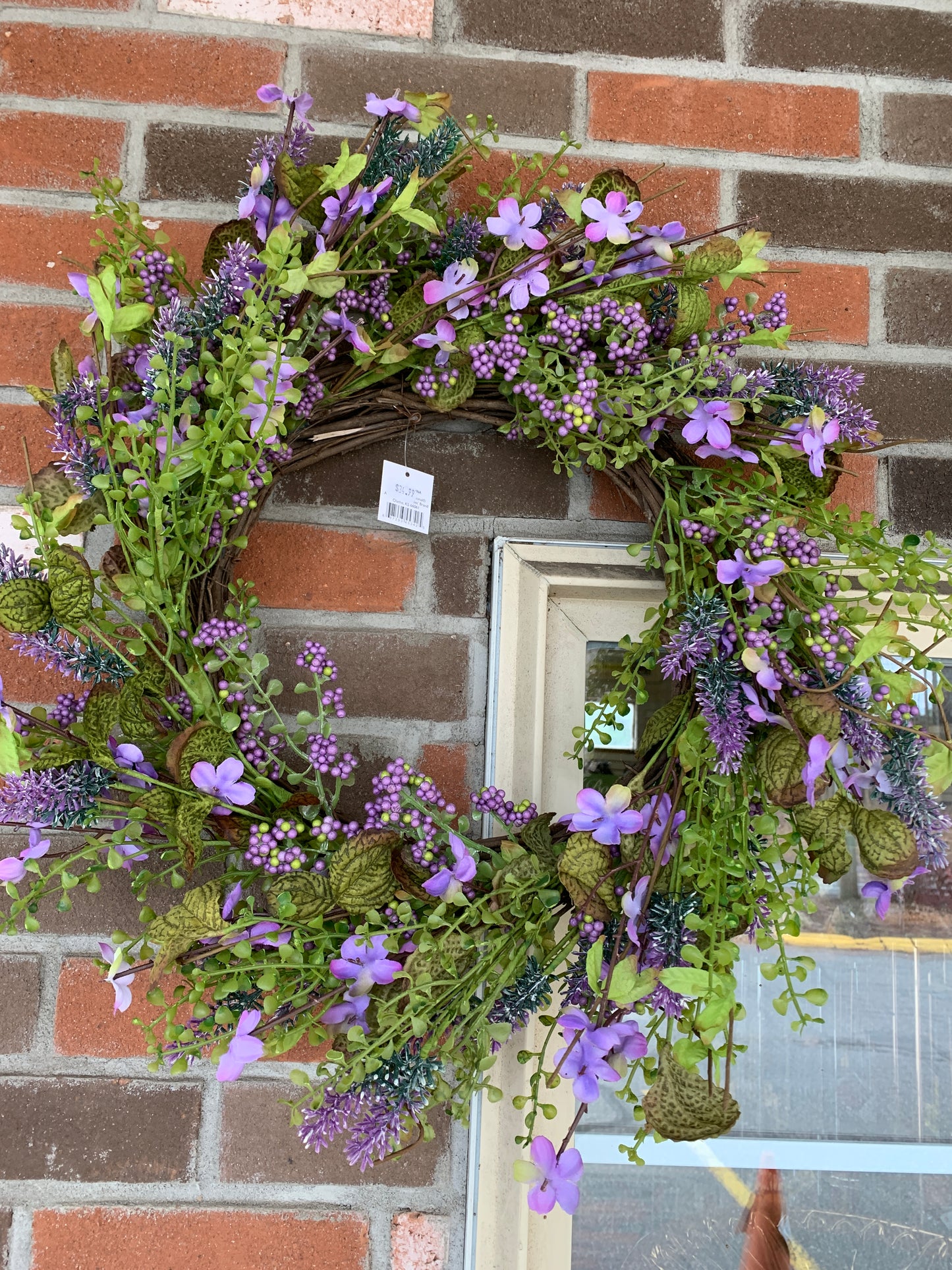 24" twig lavender wreath