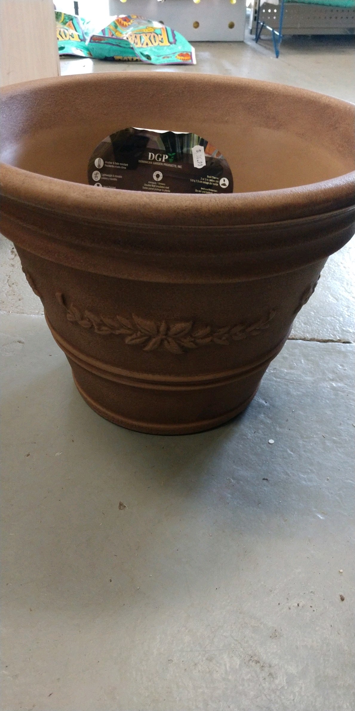 13" vaso pot wlnt