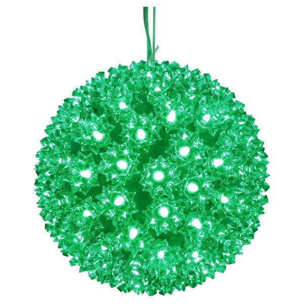 6" Sphere LED 50 Green