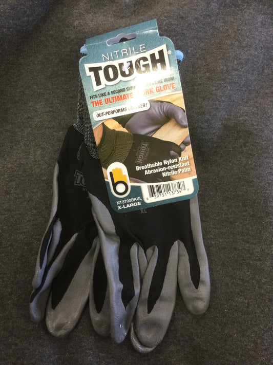 nitrile tough glove XL