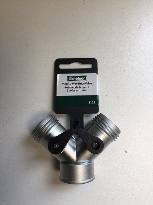 Metal 2-Way Hose Valve
