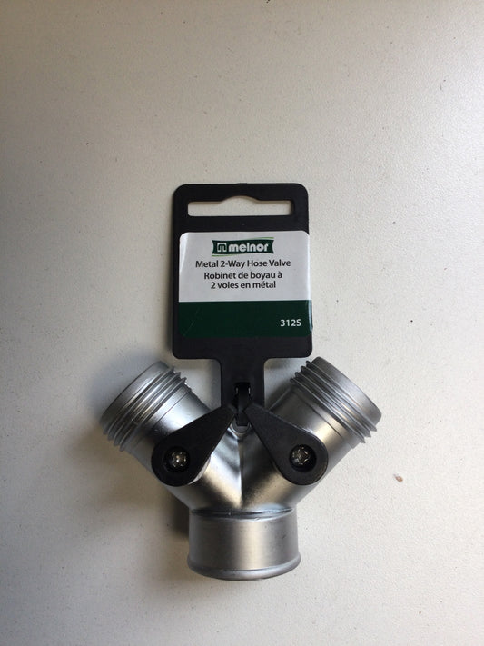 Metal 2-Way Hose Valve